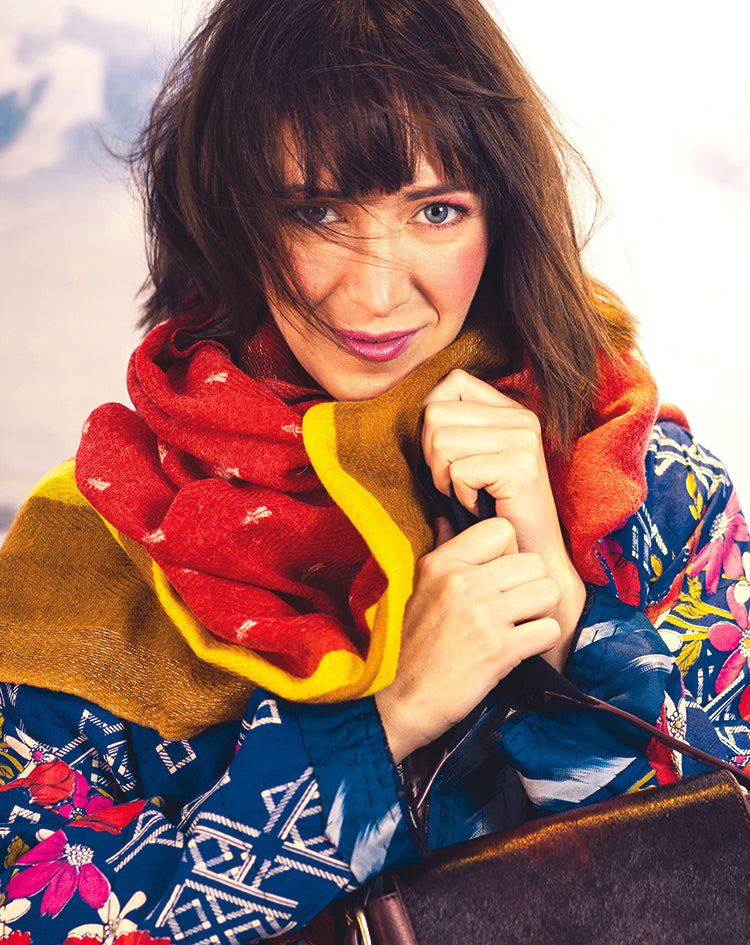 Foulard Autobahn Rouge