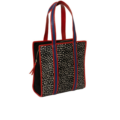 Sac Cabas Hairon Black and White