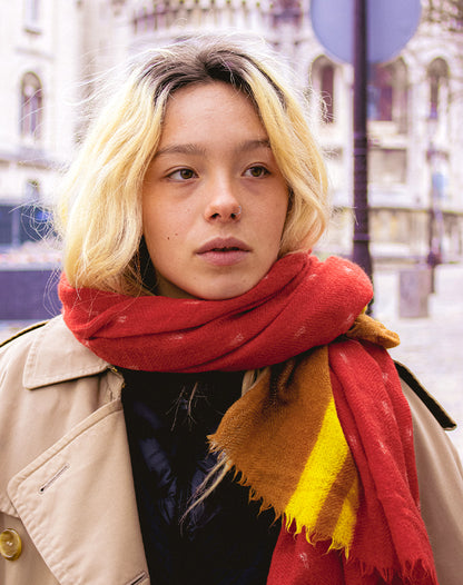 Foulard Autobahn Rouge