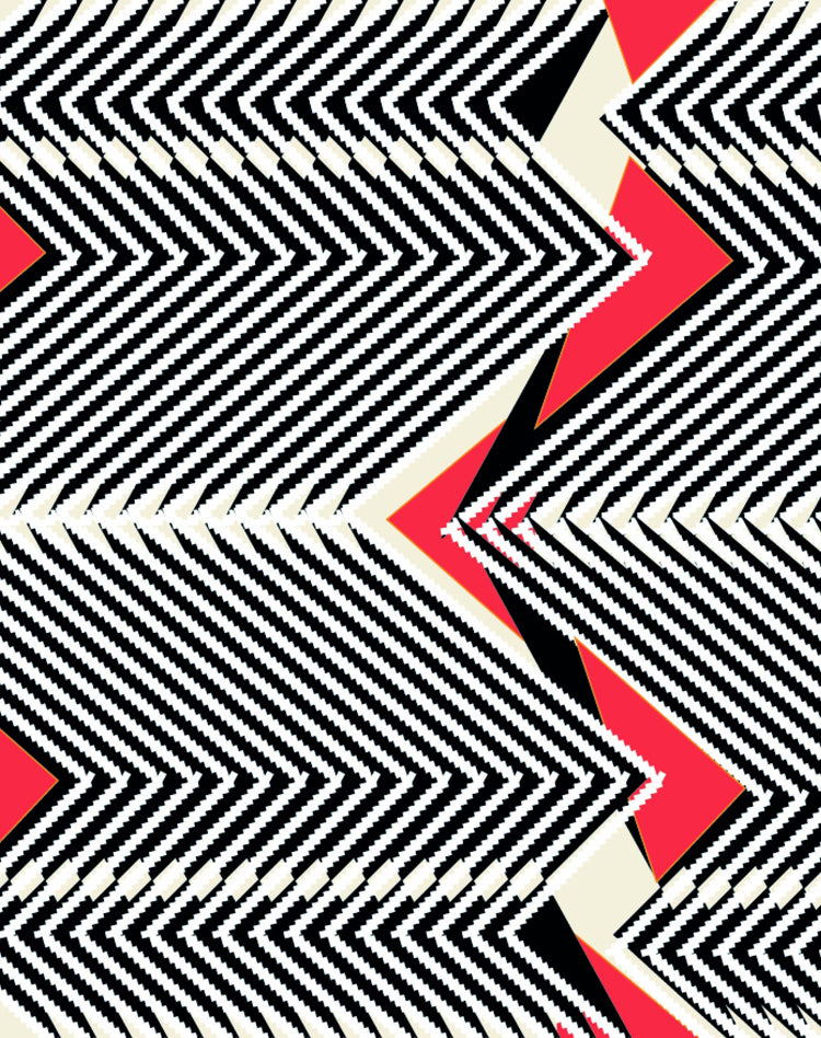 Foulard en voile 100% Cotton rouge et noir