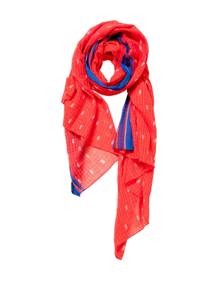 Foulard Mini Autobahn Rouge