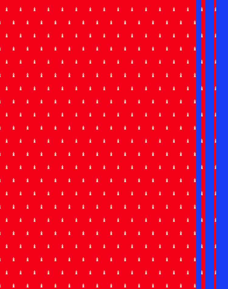 Foulard Mini Autobahn Rouge