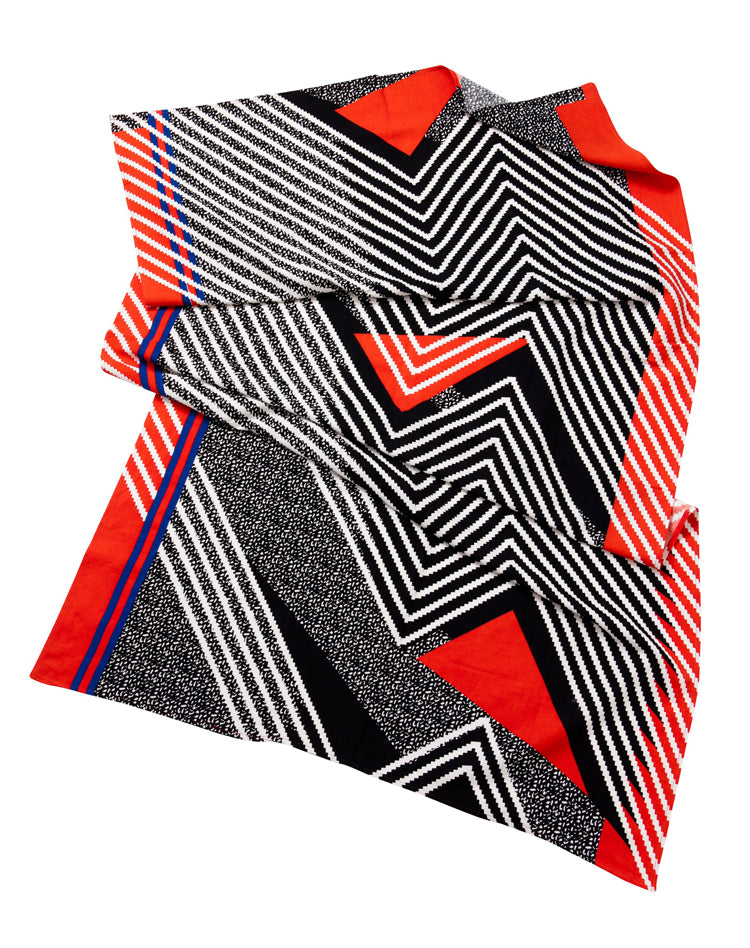 Fouta 100% Cotton rouge bleu noir