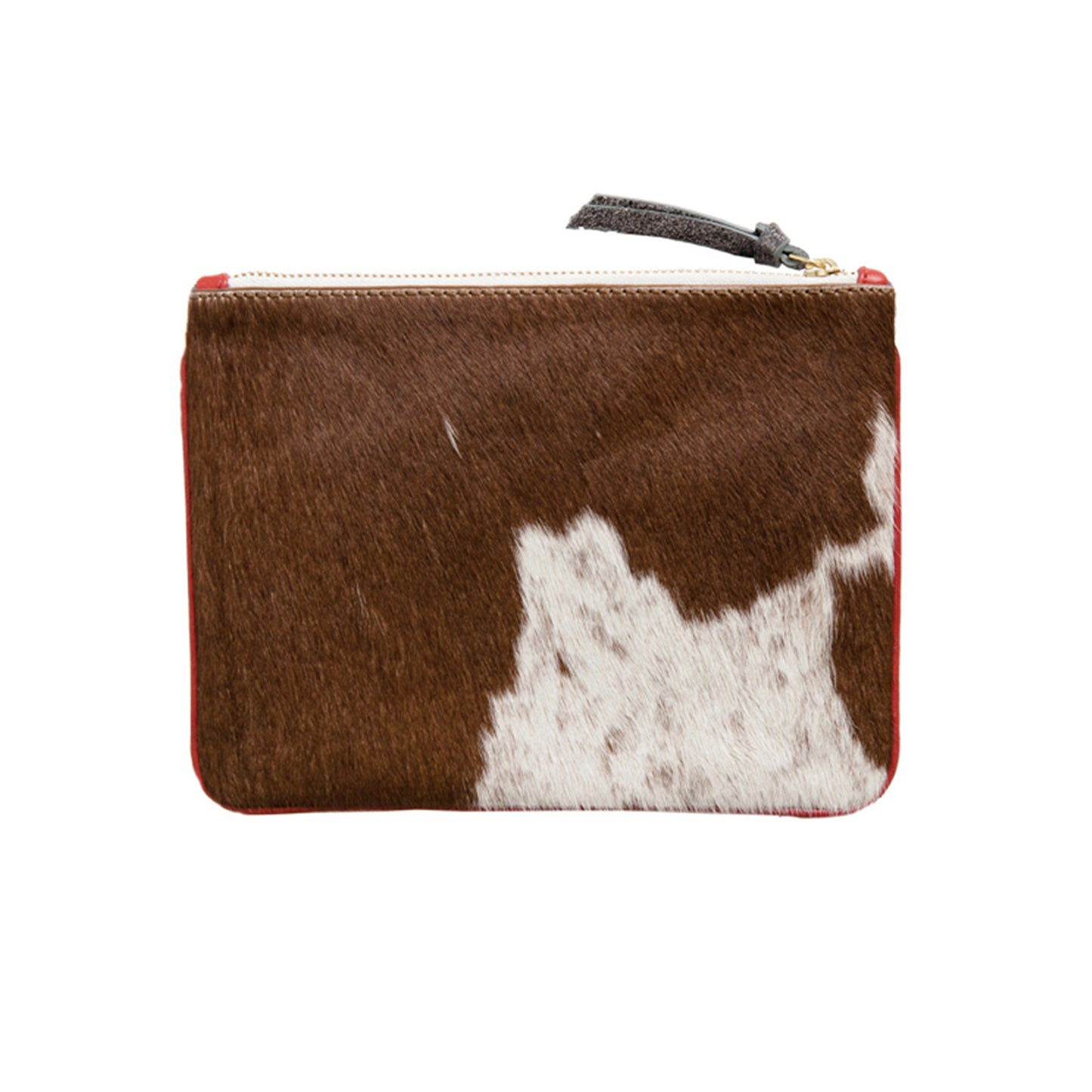 pochette cuir imprimé poney