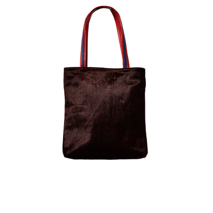 tote bag cuir bordeaux anses en cuir